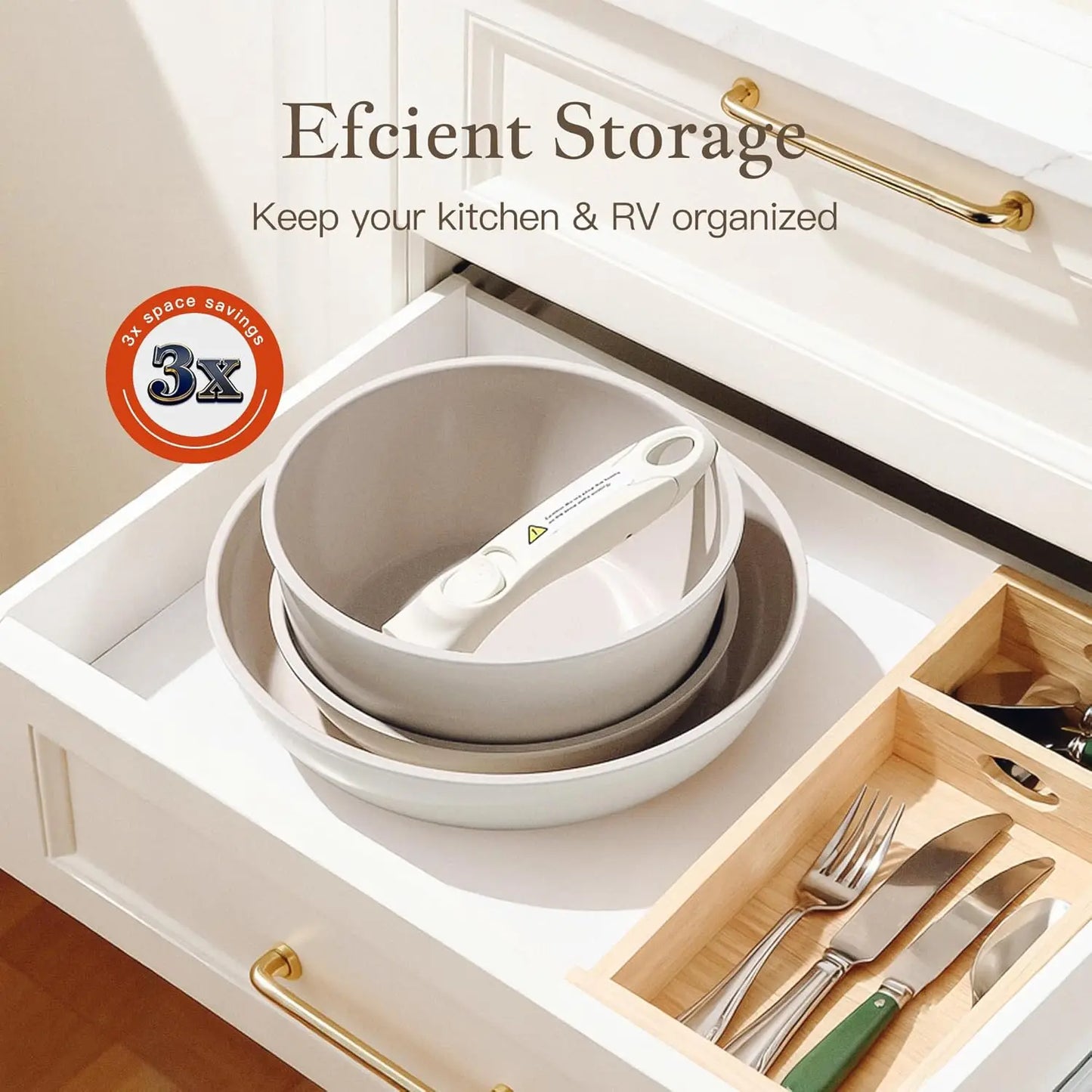 Ceramic Cookware Set for RV Camping