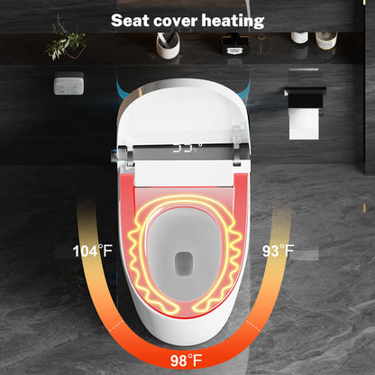 Toilet Seat Heated, Temperature Display, Night Light