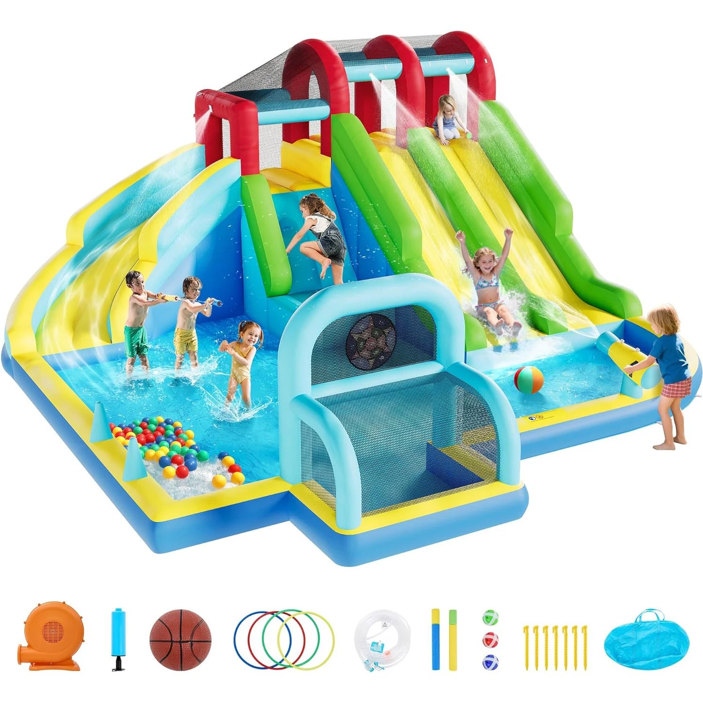 Inflatable Bounce House with Blower