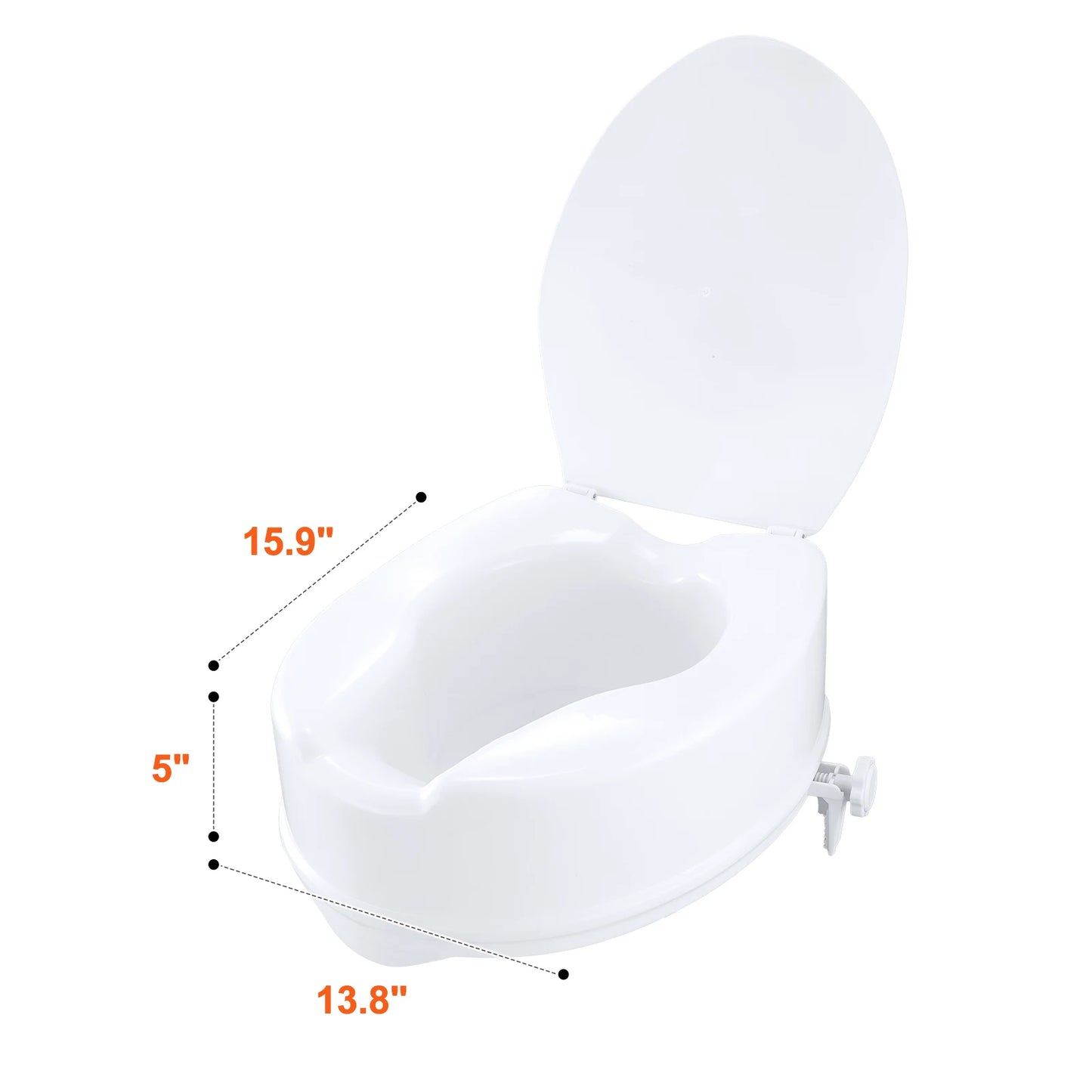 Raised Toilet Seat for Elderly