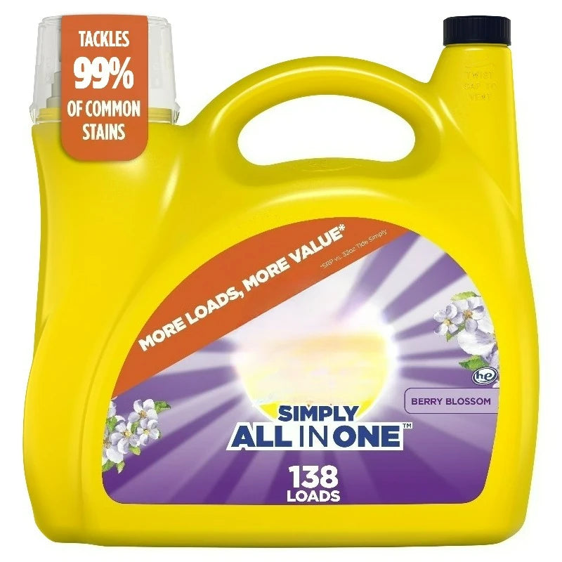 Liquid Laundry Detergent, with Berry Blossom Scent