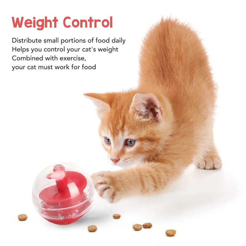 interactive cat treat dispensing ball