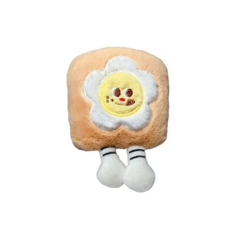 Squeaky Plush Dog Toys Cute Food Shape Puppy Chew