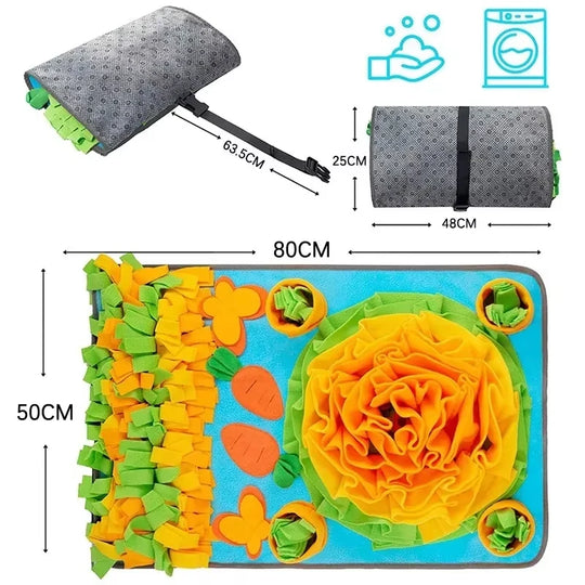 dog snuffle mat for mental stimulation