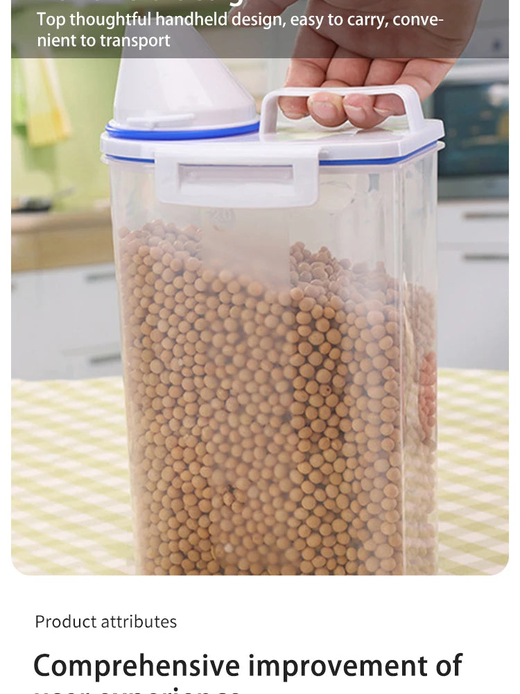 airtight pet food storage container