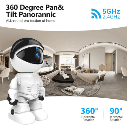 Robot Camera Wi-Fi 3MP Indoor Home Security