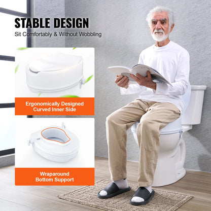 Raised Toilet Seat for Elderly