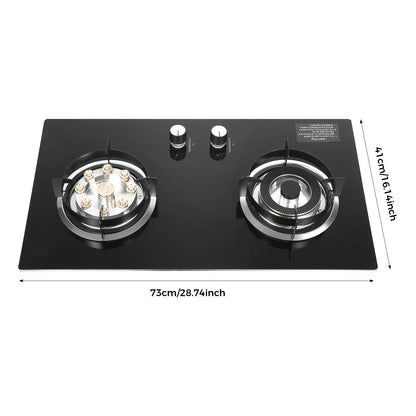 Dual-purpose Burners with Tempered Glass
