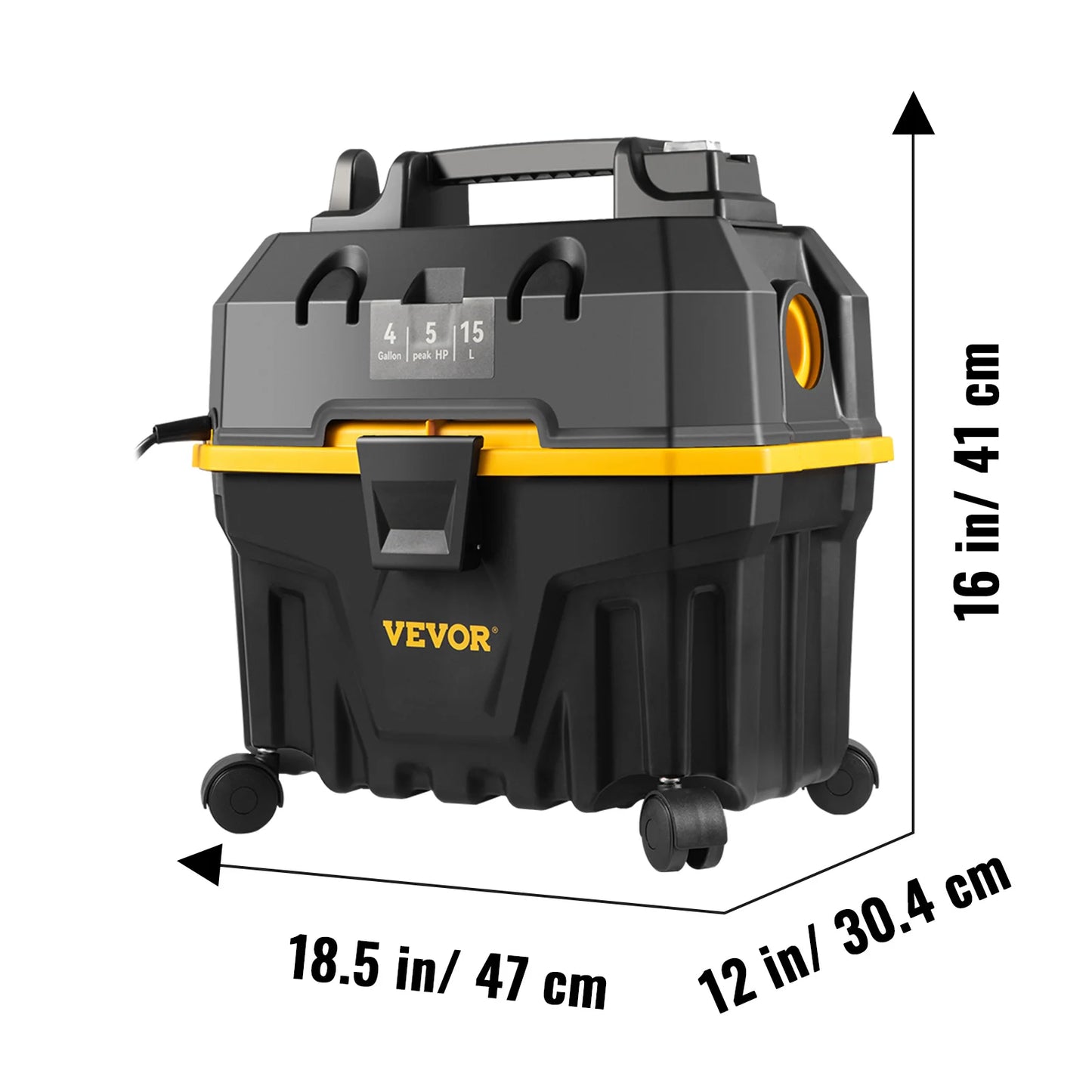 Portable Wet-Dry Vacuum Cleaner, Car & Home