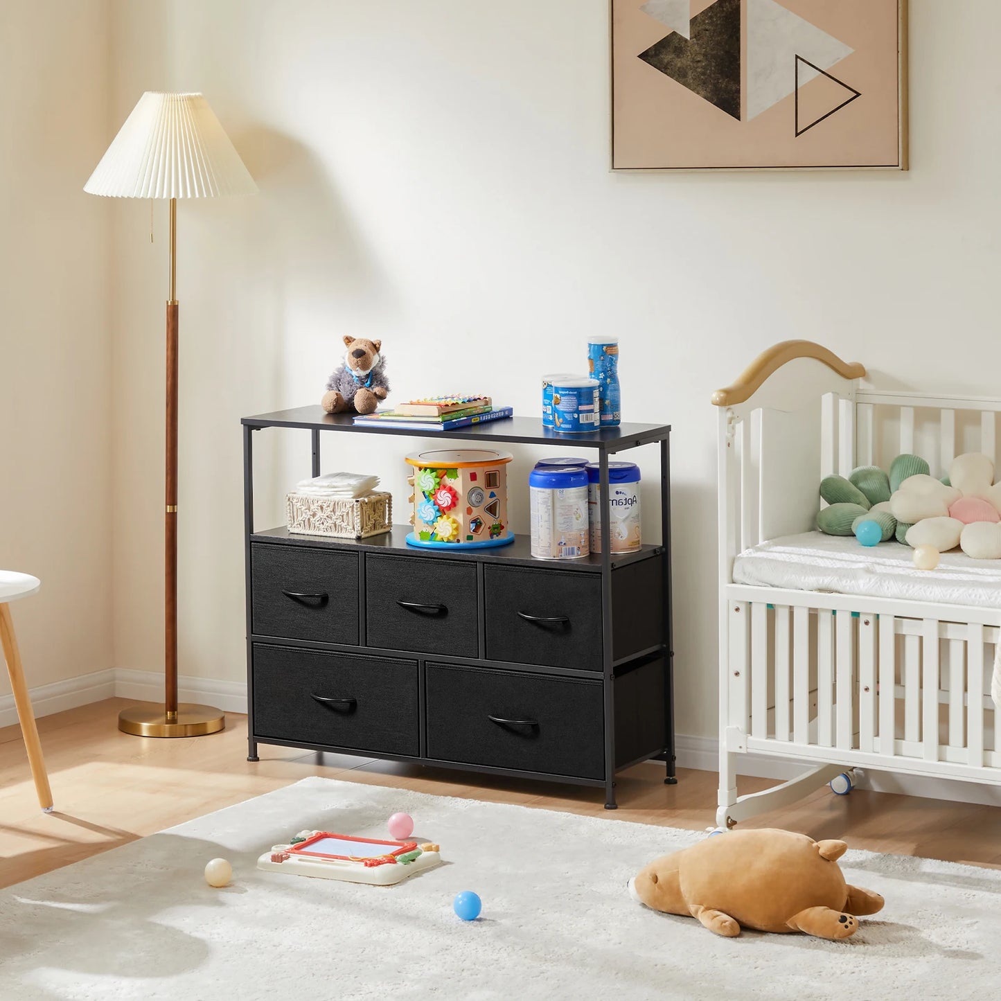 TV Stand Dresser for Bedroom with Storage