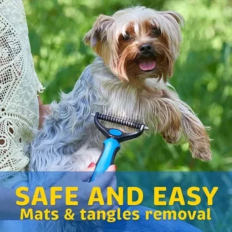 self cleaning deshedding brush for pets