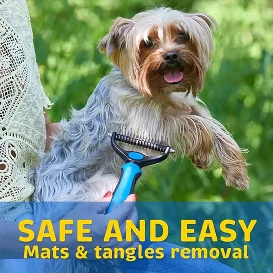 self cleaning deshedding brush for pets