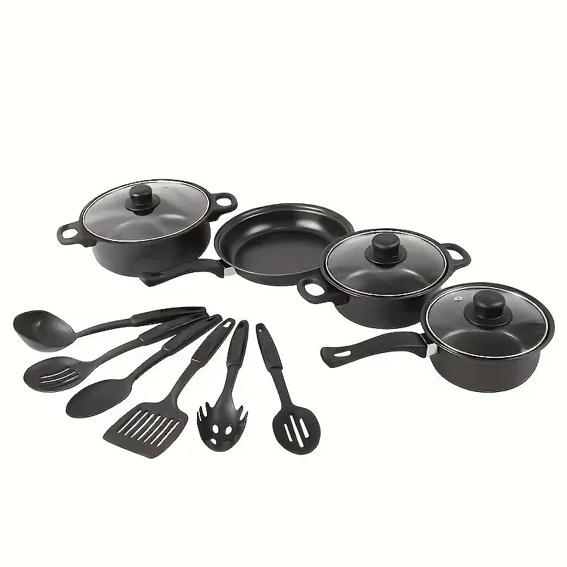 Nonstick Cookware Set - with Utensils