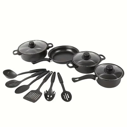 Nonstick Cookware Set - with Utensils