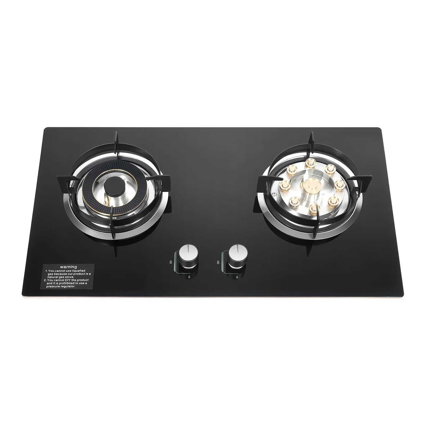 Dual-purpose Burners with Tempered Glass