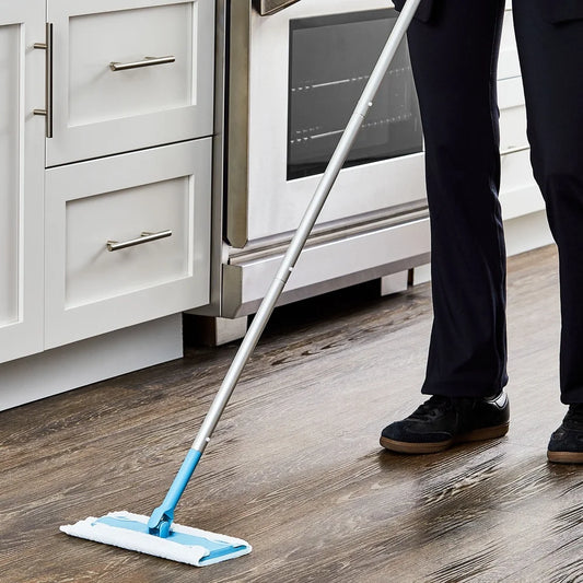 Wet and Dry Mop Sweeper Kit Includes 10 Refill Pads