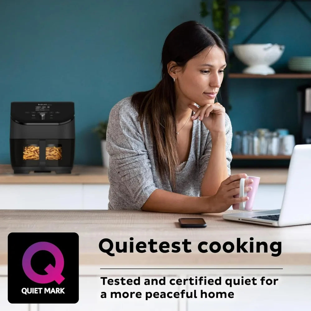 Instant Pot 6-in-1 Functions, Crisps, Broils, Roasts
