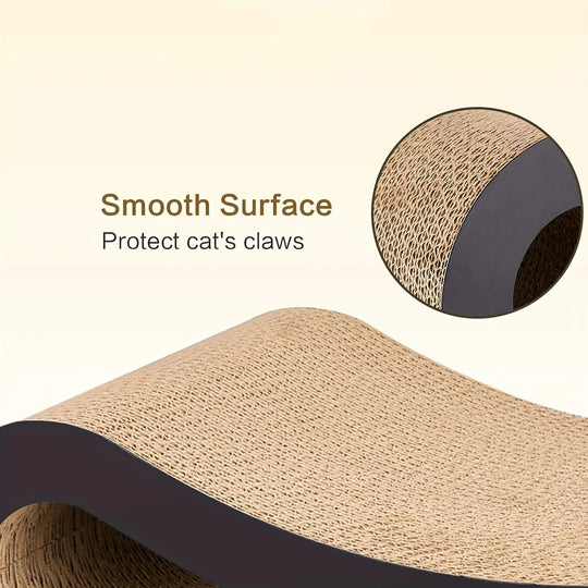 recycled cardboard cat scratch pad
