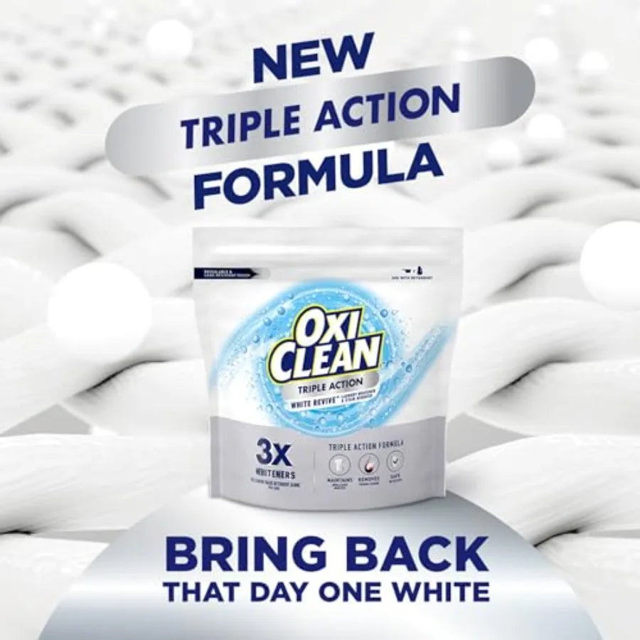 Laundry Whitener and Stain Remover Powder, Use with Detergent