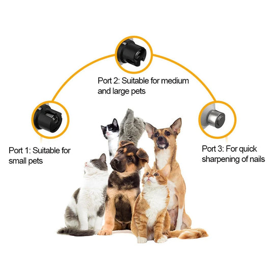 electric pet nail grinder With LED Light
