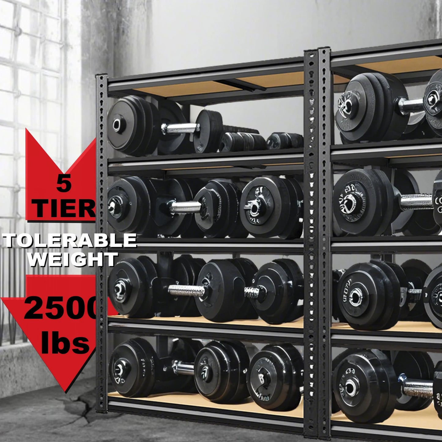 Heavy Duty Adjustable Storage Shelve
