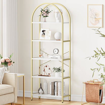 Bookshelf Arched Display Shelves