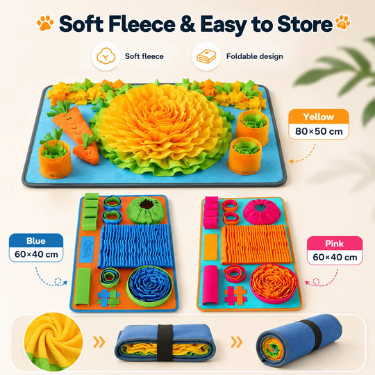 dog snuffle mat for mental stimulation
