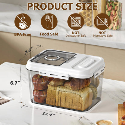 Bread Box for Kitchen Countertop