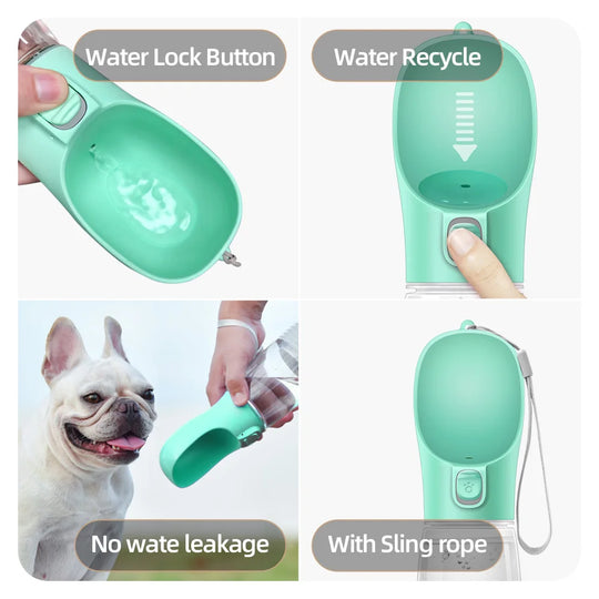 portable dog water bottle outdoor