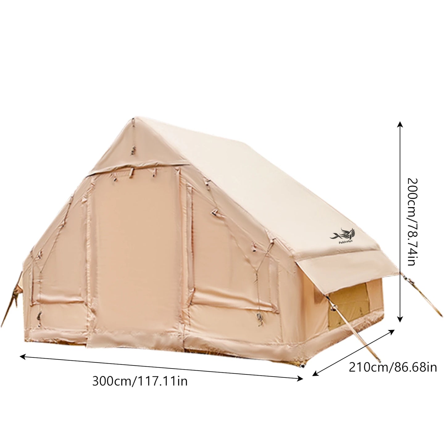 Camping Tent Large Inflatable with Skylight