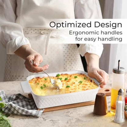 3-Piece Stackable Bakeware Sets Dishwasher and Oven Safe
