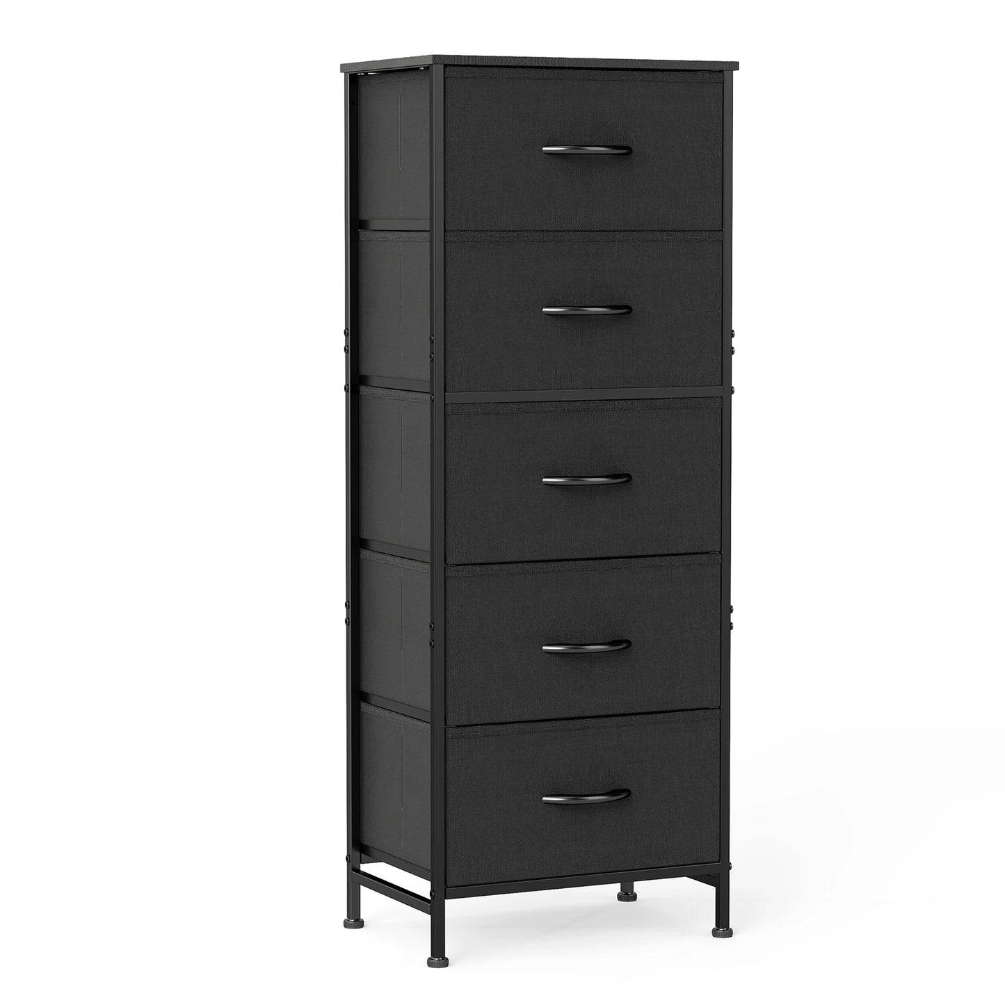 Storage Furniture for Bedroom, 5 Fabric Drawers