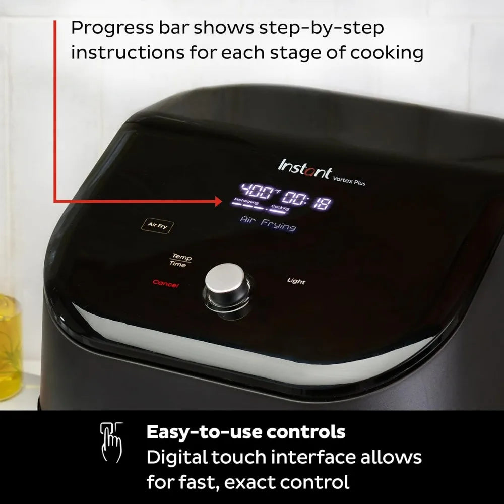 Instant Pot 6-in-1 Functions, Crisps, Broils, Roasts