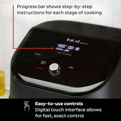 Instant Pot 6-in-1 Functions, Crisps, Broils, Roasts