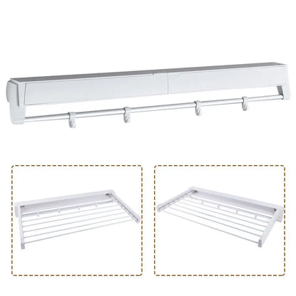 Wall-Mounted Laundry Drying Rack