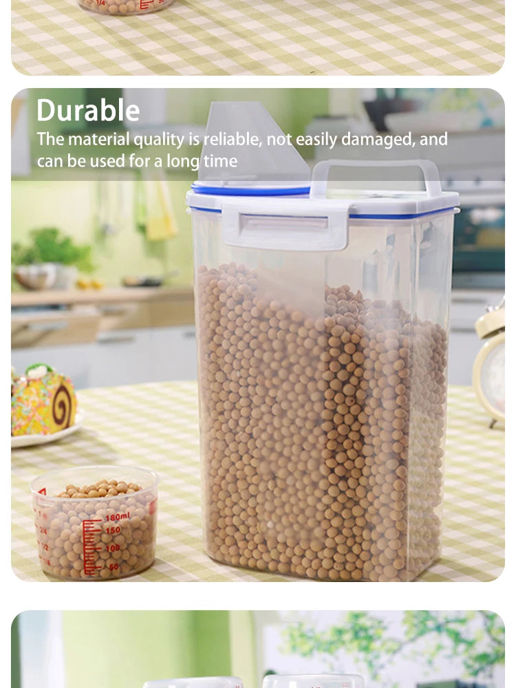 airtight pet food storage container