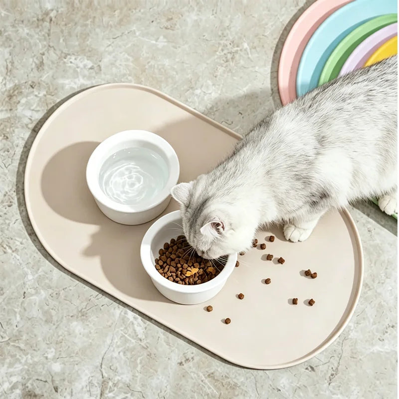silicone pet feeding mat Non-Slip Waterproof