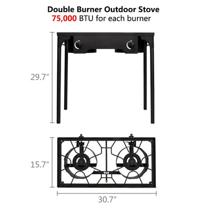 Outdoor Camp Stove High Pressure Propane Gas Cooker