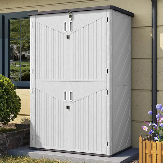 Outdoor Vertical Storage Shed