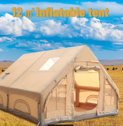 Camping Tent Large Inflatable with Skylight