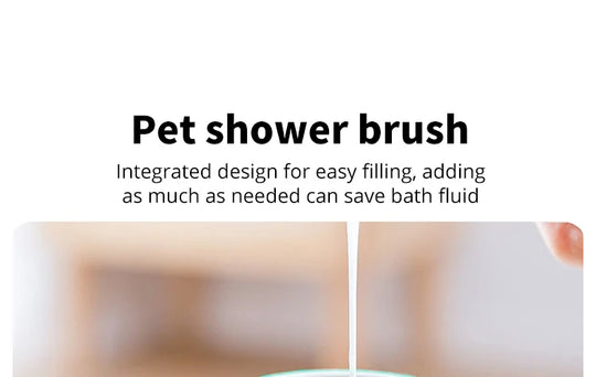 Silicone Pet Bathing Brush Gentle Grooming for Pets
