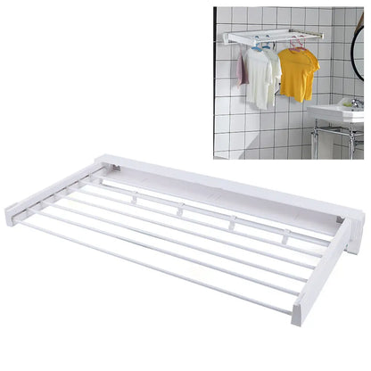 Wall-Mounted Laundry Drying Rack