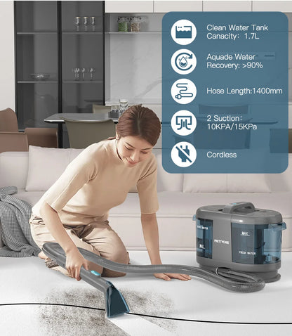 Cordless Carpet & Spot Vacuum Cleaner with Wet Sprayer