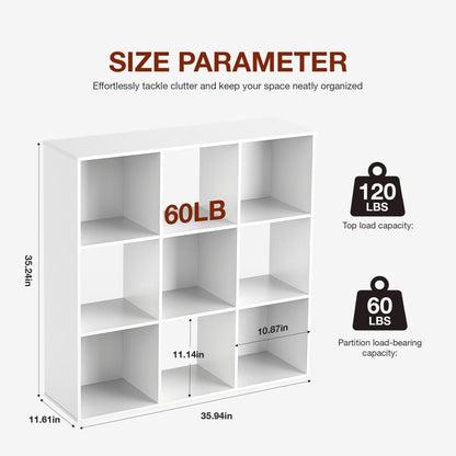 Open Wooden Bookshelf for any Living Area