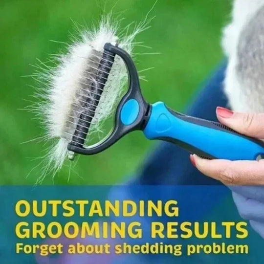 self cleaning deshedding brush for pets