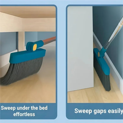 Sweeping Kit with Long Handle Broom & Dustpan