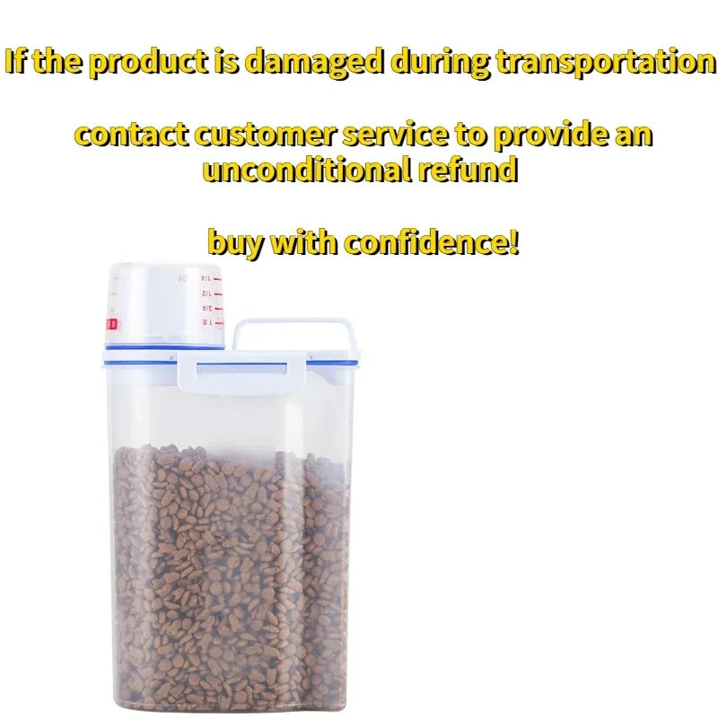 airtight pet food storage container