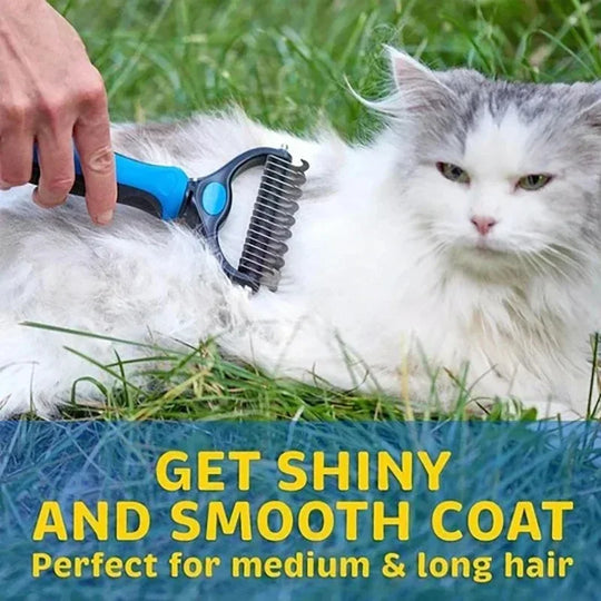 self cleaning deshedding brush for pets