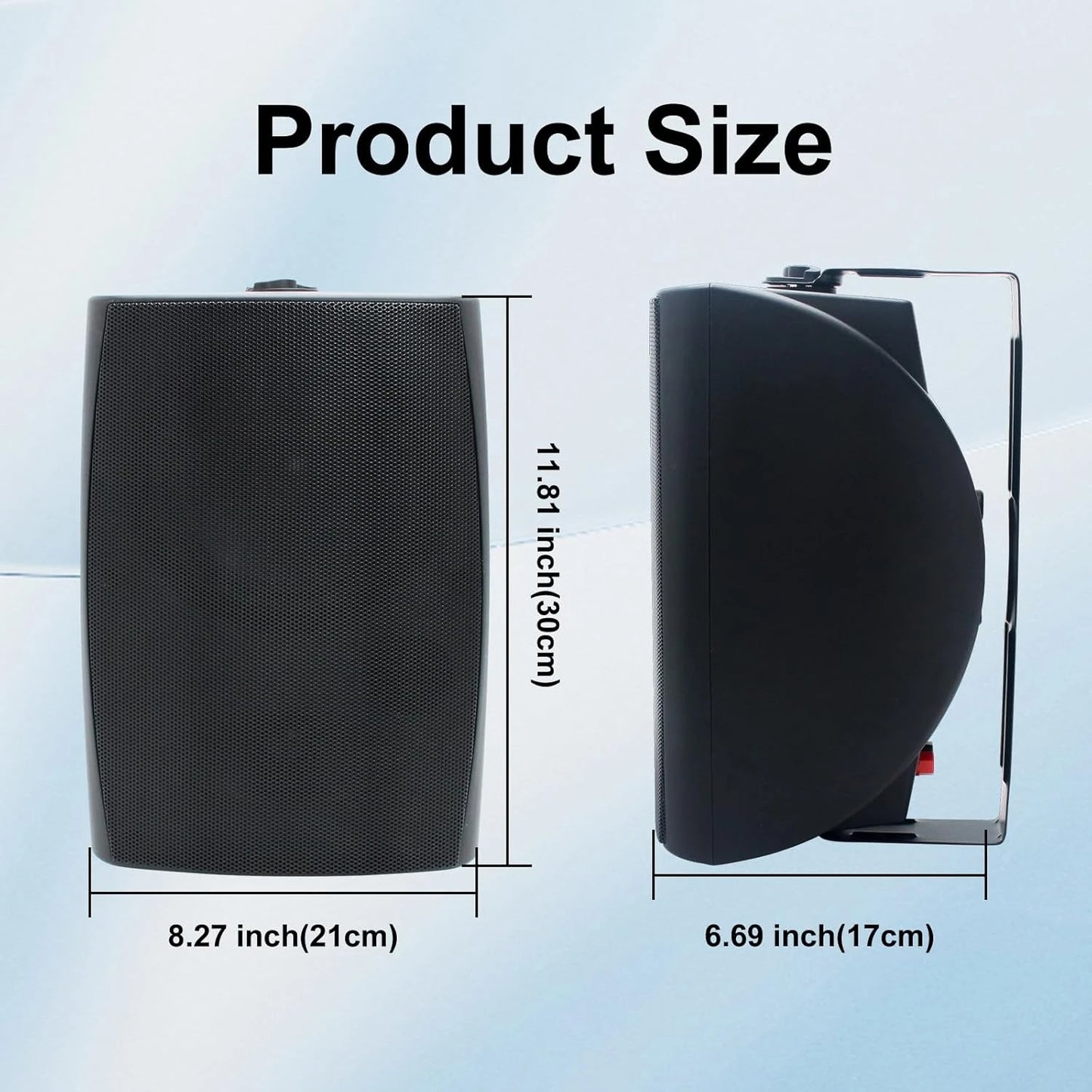 Outdoor Speakers, Bluetooth, Waterproof, Multifunctional Amplifier