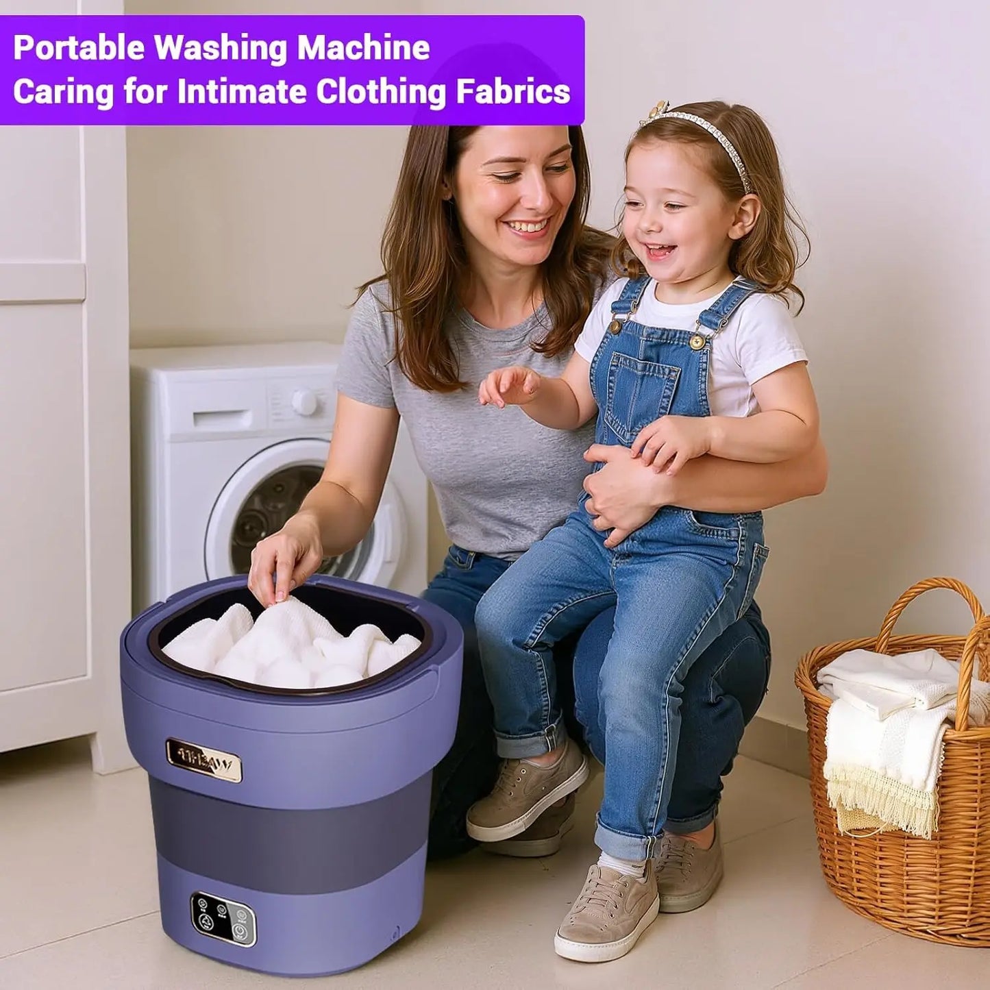 Collapsible Mini Washing Machine